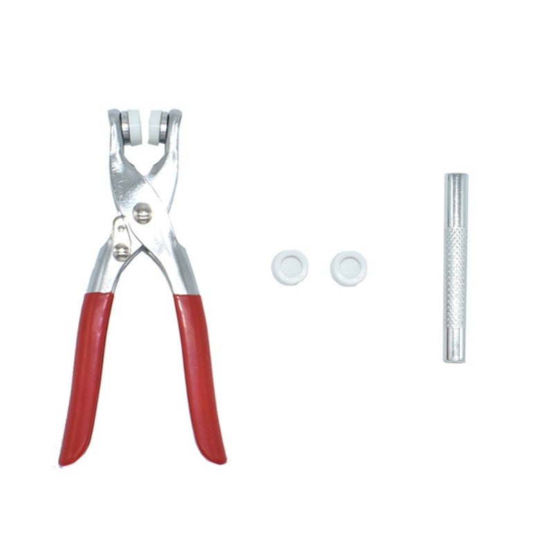 Renashed 200Pcs Snap Fastener Tool Diameter 9.5mm Metal Eyelets Shoes Clothes Crafts with Heavy-Duty Eyelet Grommet Pliers - Image 4